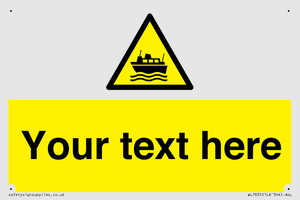 Custom warning ferries crossing vessels